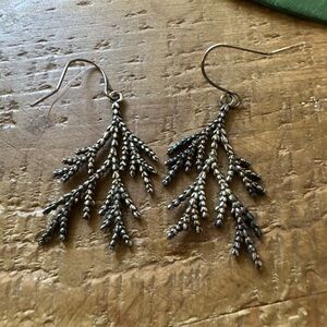 Silver Branching Neuron Earrings